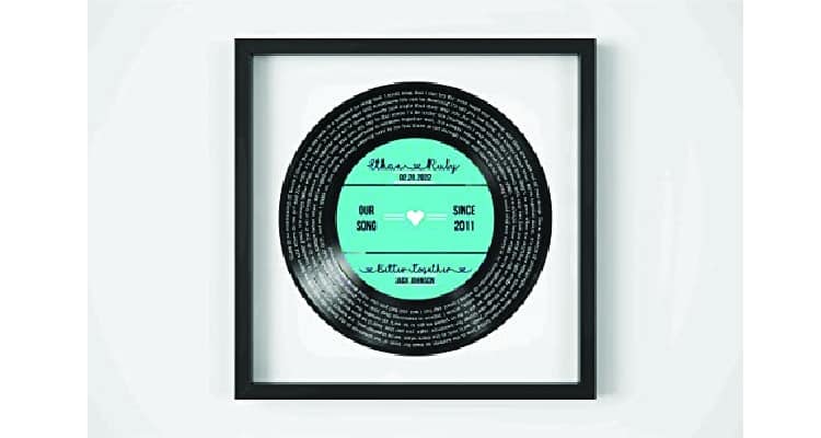 wedding presents for older couples personalized vinyl record