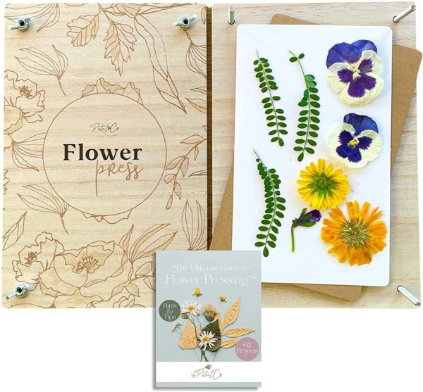 unique gifts someone has everything - flower pressing kit