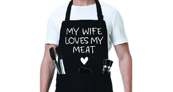 Creative gift ideas for husband birthday: Apron