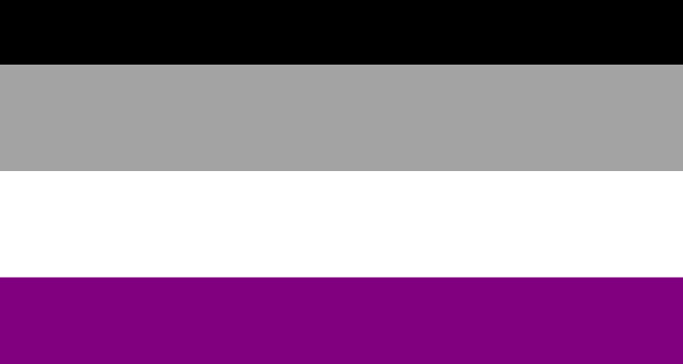 Asexual flag - for those whose sexuality lies on the asexual spectrum