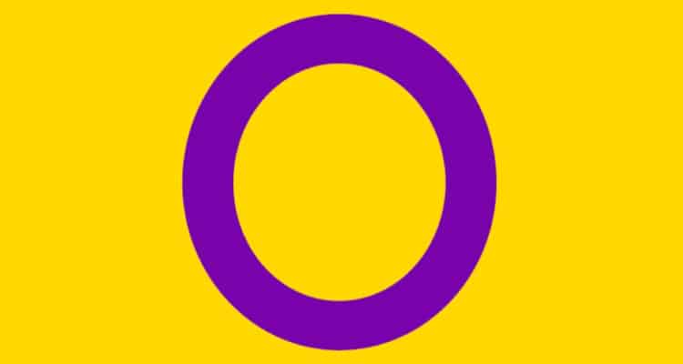 Intersex flag - represents the wholeness of intersex people