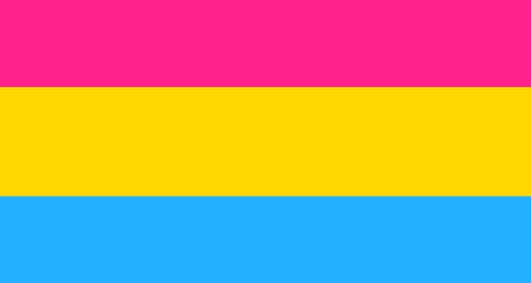 Pansexual flag - for those attracted to people of all gender identities