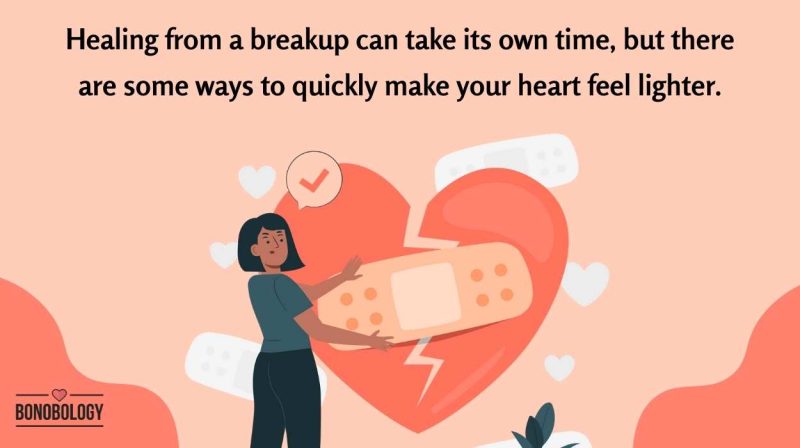 how to feel better after a breakup