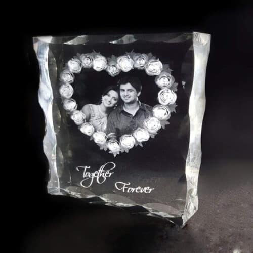 3D crystal photo frame