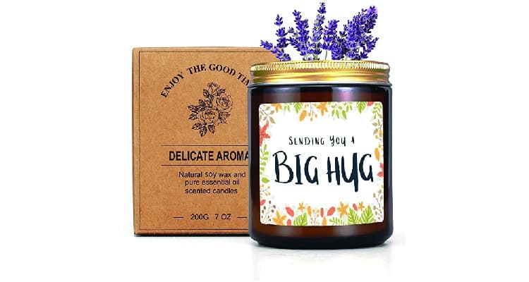 Thinking of you gifts big hug scented candle
