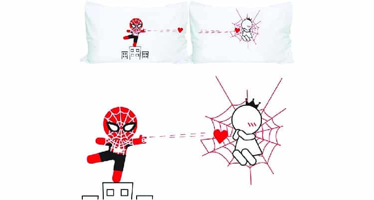 Cute matching gifts for couples: Pillowcases