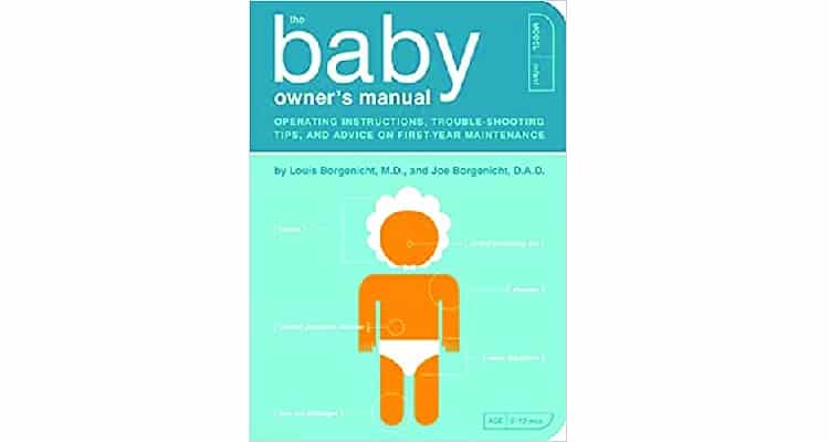 unique baby shower gifts for mom to be- baby owner's manual