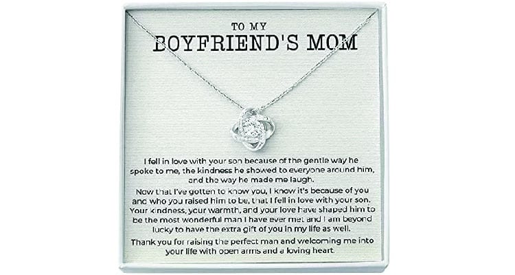 gifts for boyfriend's mom necklace