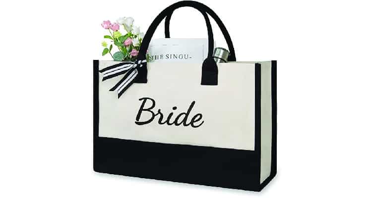 top best bridal shower gifts tote bag