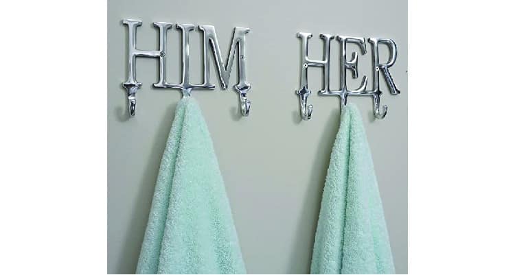 Matching gifts for husband and wife: Wall hooks