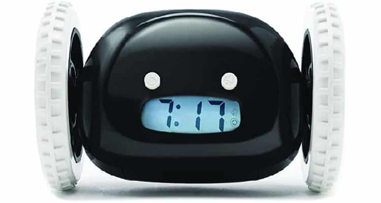 Gadget gifts for men - Alarm Clock on Wheels