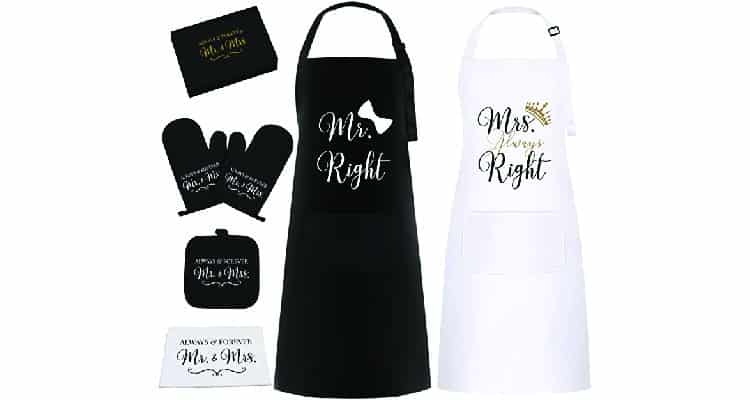 Matching couple gifts: Apron set