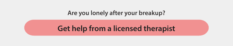 lonely after your breakup