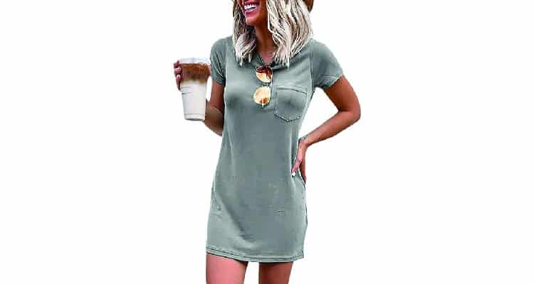 T shirt dress-valentine's dinner outfit
