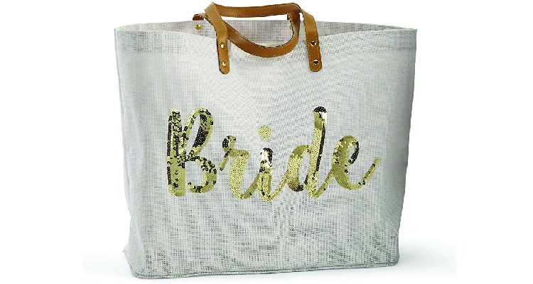 Honeymoon gifts for a bride - jute tote