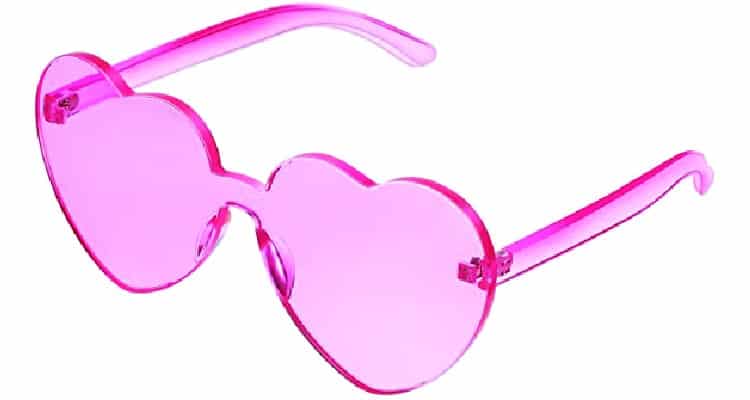 heart shaped gifts for her sunglasses