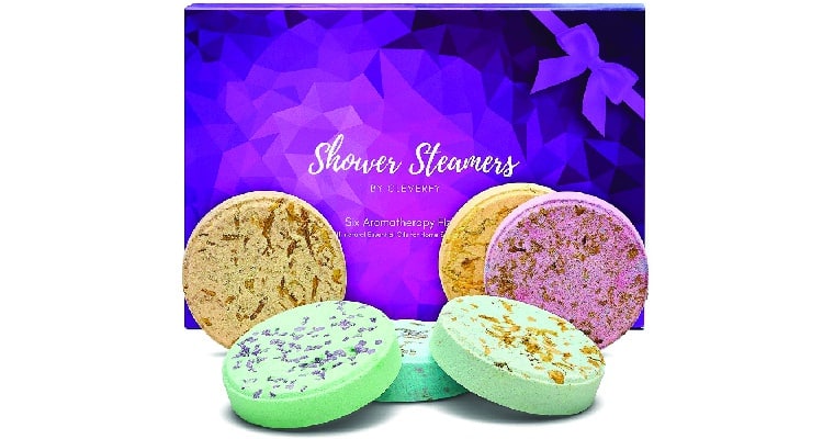 cozy gift ideas for her - shower steamers 