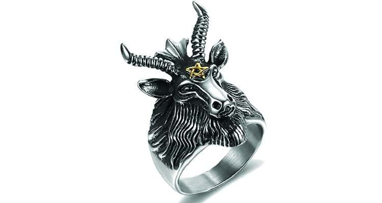 aries gift ideas - ram head ring