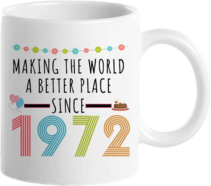 cool gifts for 50 year old woman - coffee mug