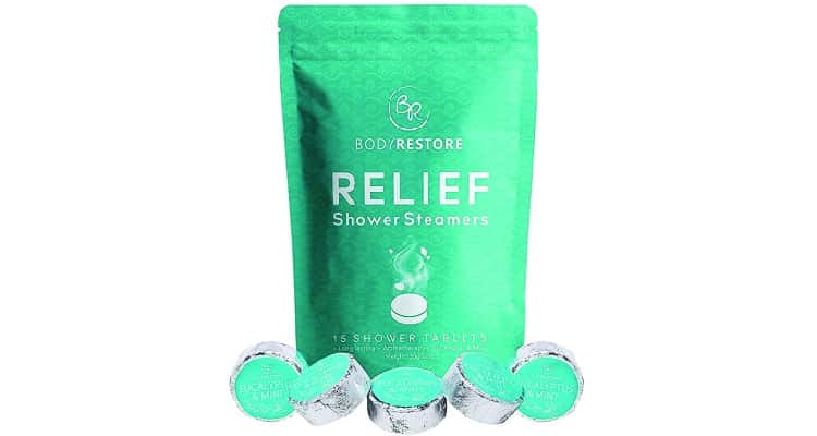 Gifts for yoga lovers BodyRestore shower steamers