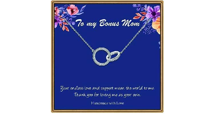 Gifts for step mom Bonus mom necklace