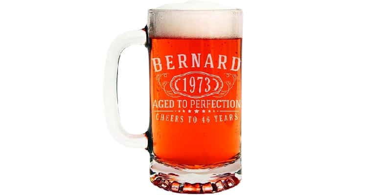 Thinking of you gifts customized beer mug