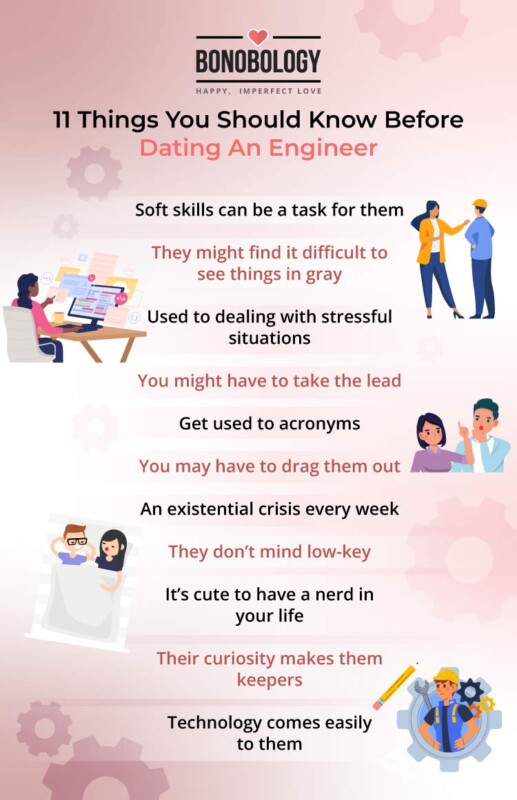 infographic on make an engineer fall in love with you