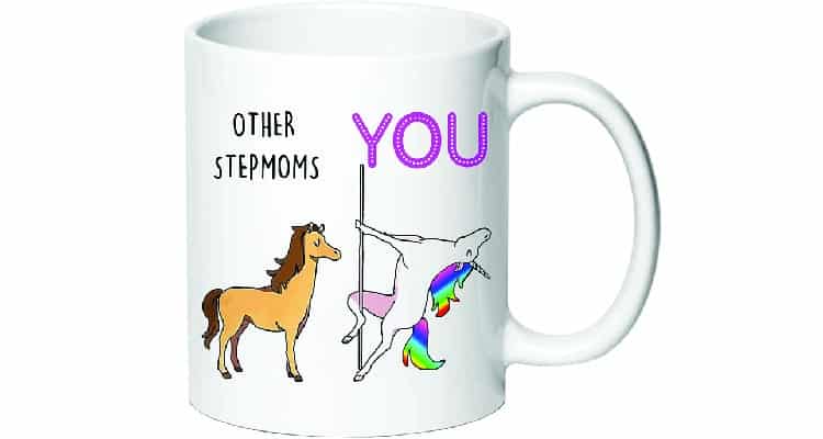 Gifts for step mom Funky mug for stepmom