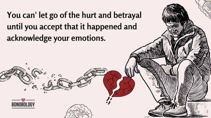 how to let go of hurt and betrayal