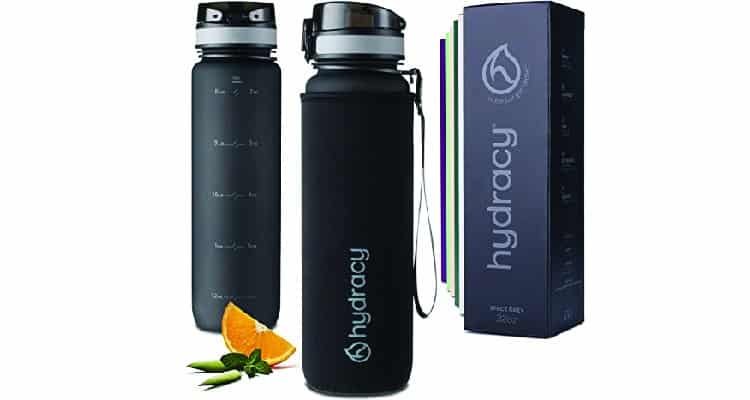 gifts for yoga lovers Water Bottle By Hydracy
