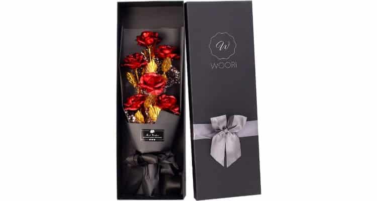 I'm sorry gifts for wife - Gold plated artificial rose