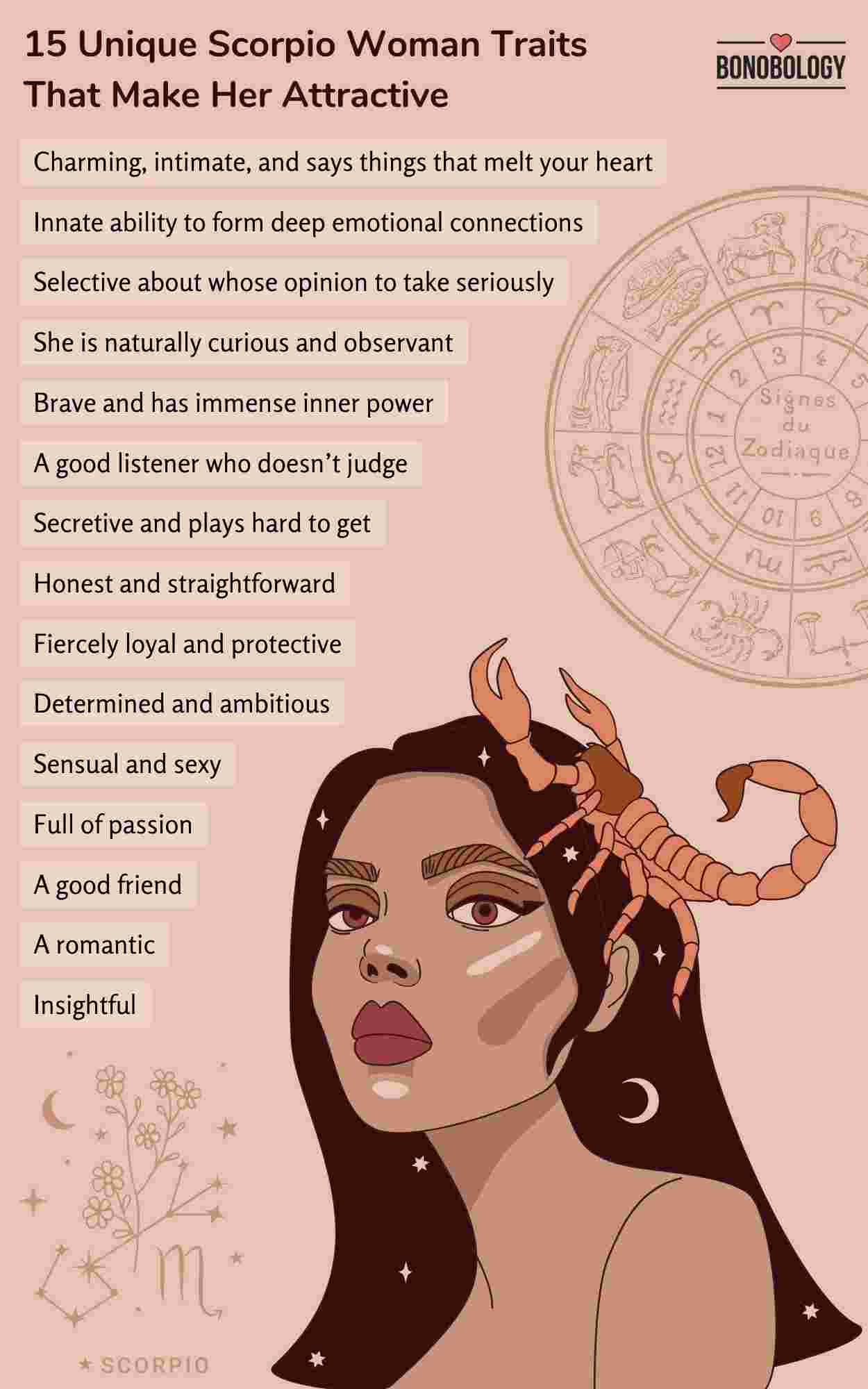15 Unique Scorpio Woman Traits That Make Her Attractive
