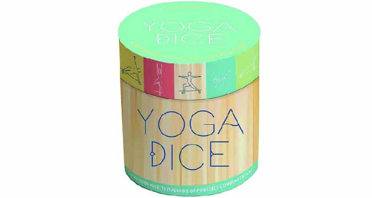 gifts for yoga lovers dice set