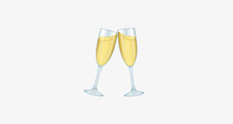 champagne emoji