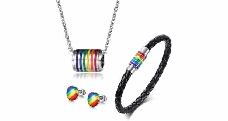 Gay Outfit Ideas - pride jewelry set