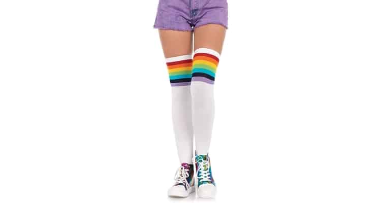 Gay Outfit Ideas - rainbow socks