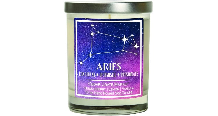 gifts with zodiac signs- candle