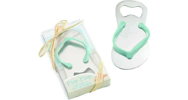 Flip flop bottle opener destination wedding gifts