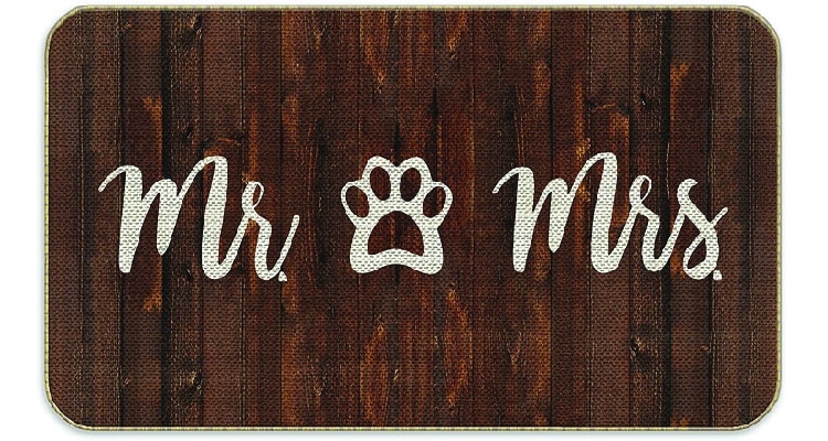 Wedding gift ideas for second marriage - Mr and Mrs doormats