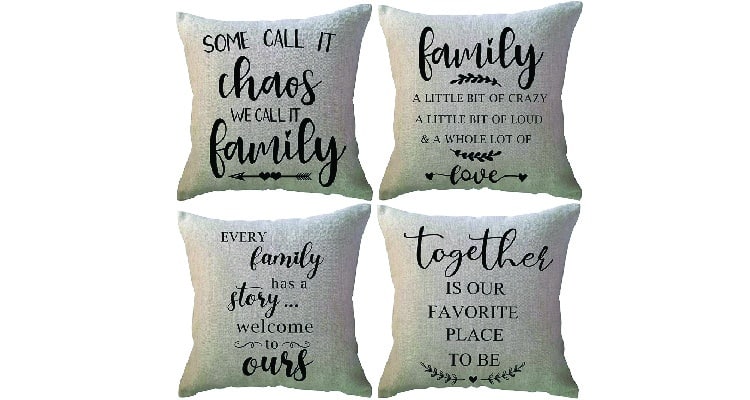 Gift ideas for second marriage - cute cushion covers
