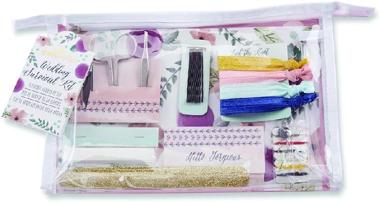 Bride's survival kit destination wedding gifts