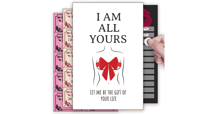 Kinky card and coupons- last minute valentine's day gifts for him