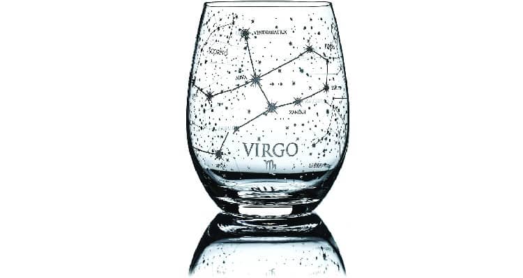 gifts for astrology lovers - wine glass