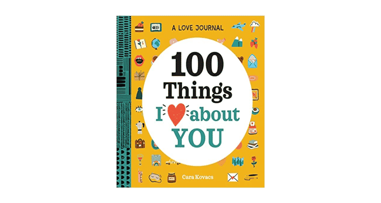 100 things I love about your book- last minute valentine's day gifts for him