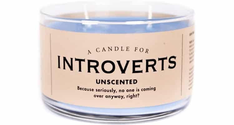 gifts for an introvert man - Whiskey river candle