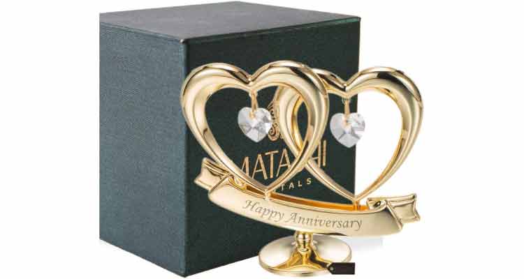 'Happy anniversary' figurine dating anniversary gifts