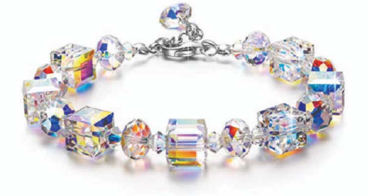 GIfts for women who have everything: Crystal bracelet