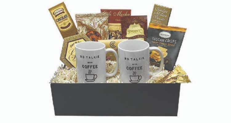 Coffee gift basket