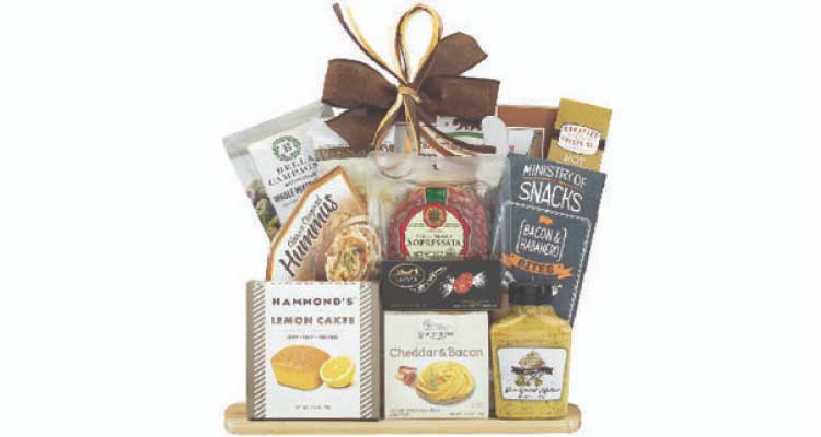 bridesmaid thank you gift boxes - cheese basket