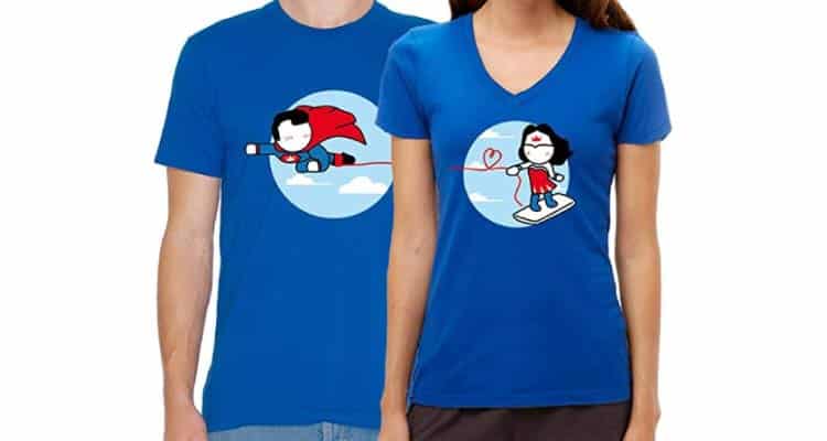 T-shirt set for couples dating anniversary gifts